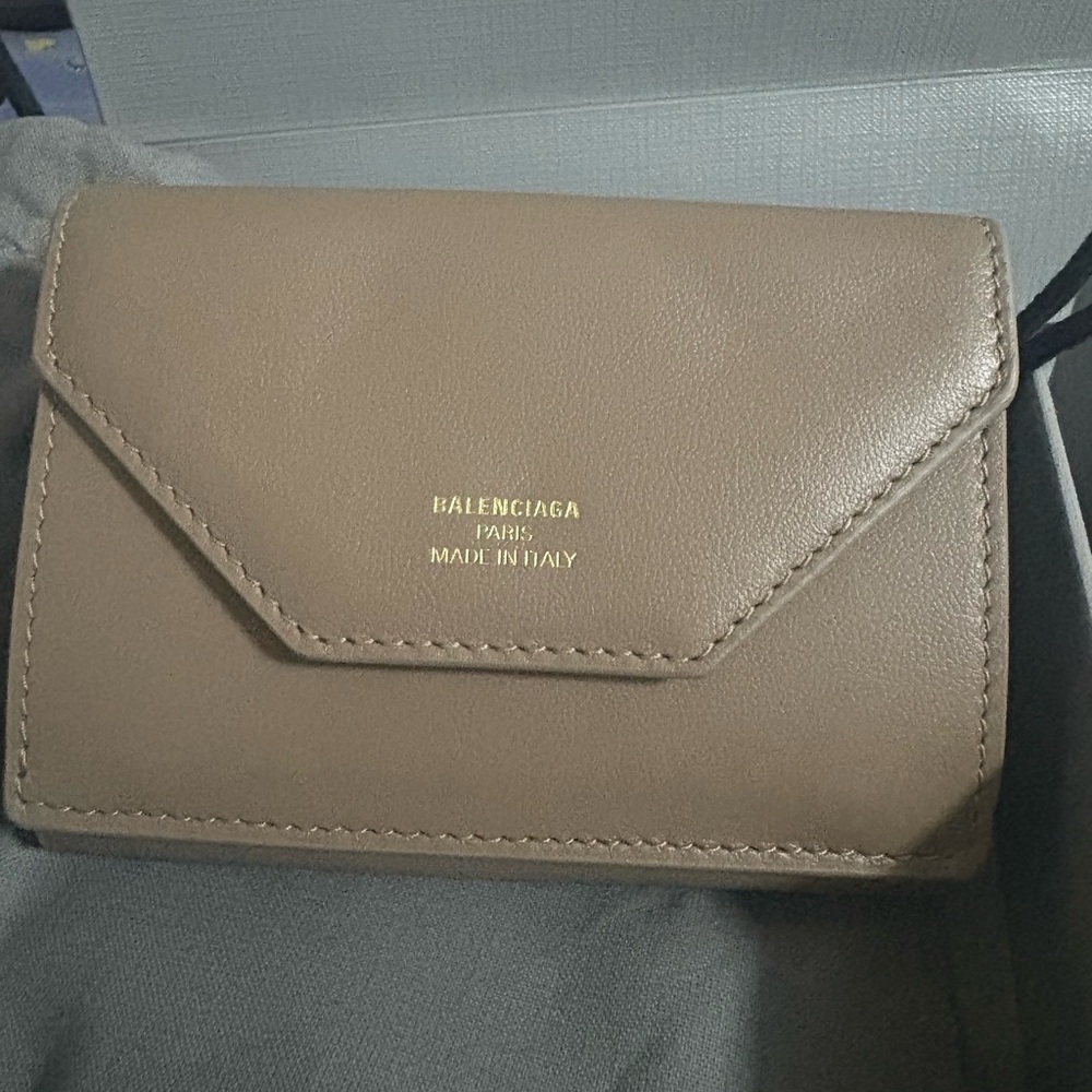 New Balenciaga Women's mini Leather wallet